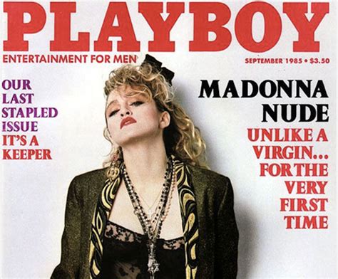 madonna playboy|The real queen of the naked photo shoot: Madonna's long history .